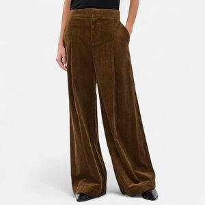 A.L.C. Andrew corduroy wide leg pants in cedar brown size 00 boho slouchy fit